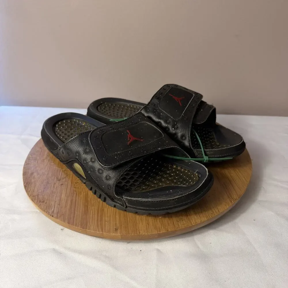RARE 2014 Jordan Hydro 13 Slide Black Cat Size 10